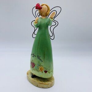 Russ Berrie & Co Country Gatherings “Follow Your Heart” Figurine 7”T